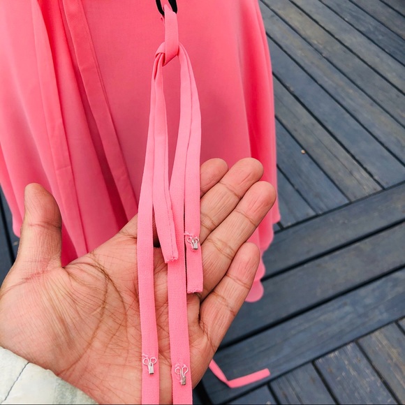 Coral Mini flare Dress - Picture 4 of 5